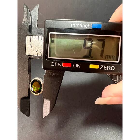 NEW Chrome tourmaline sterling silver ring size 7.5 - Picture 9 of 16